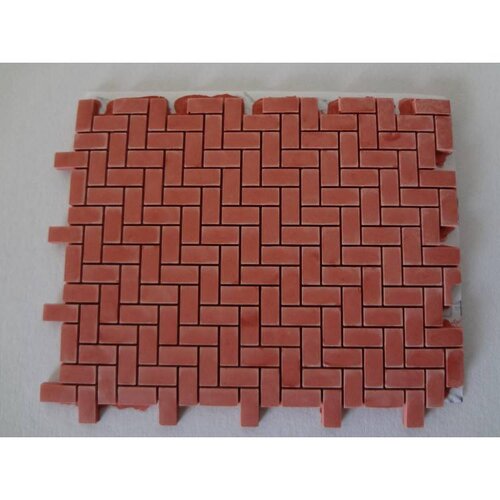 Juweela Flexyway - Rood - Visgraat stenen - 12x segmenten 160 - 1:48 - 24120