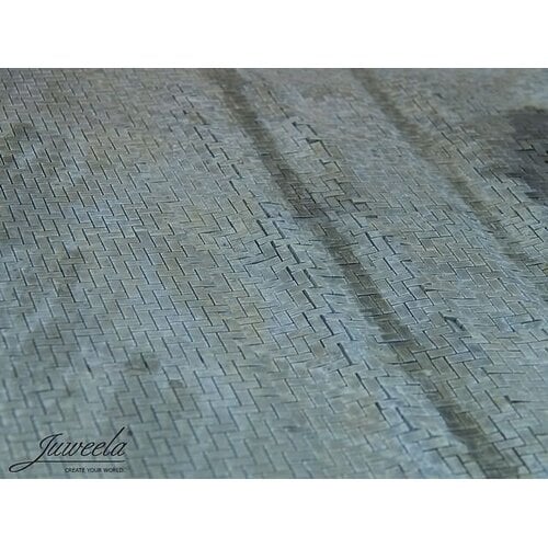 Juweela Flexyway - Grijs - Visgraat stenen - 12x segmenten 160 - 1:48 - 24117