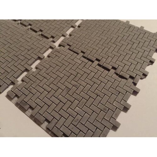 Juweela Flexyway - Grey - Herringbone stones - 12x segments 160 - 1:48 - 24117