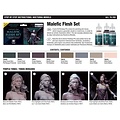 Vallejo Fantasy-Pro Malefic Flesh Set - 8 kleuren - 17ml - 74102