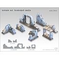 Tabletop-Art Terrain Set - Destroyed Walls - TTA601031