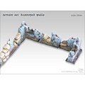 Tabletop-Art Terrain Set - Destroyed Walls - TTA601031