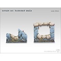 Tabletop-Art Terrain Set - Destroyed Walls - TTA601031