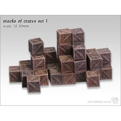 Tabletop-Art Stacks of crates set 1 - TTA601052