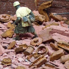 Metaalschroot Roestig Tandwielen - 45g - 23337