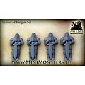 Mini Monsters Knights Statue - 4 stuks - MM-18