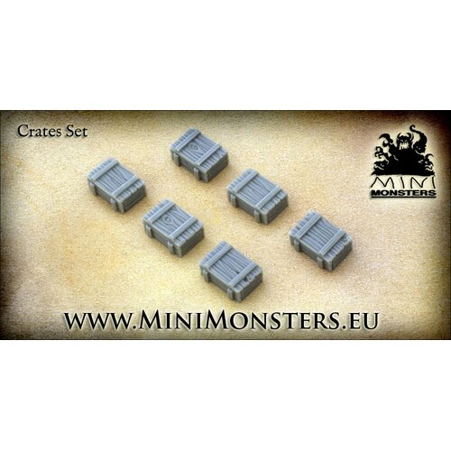 Mini Monsters Kratten - 6 stuks - MM-16