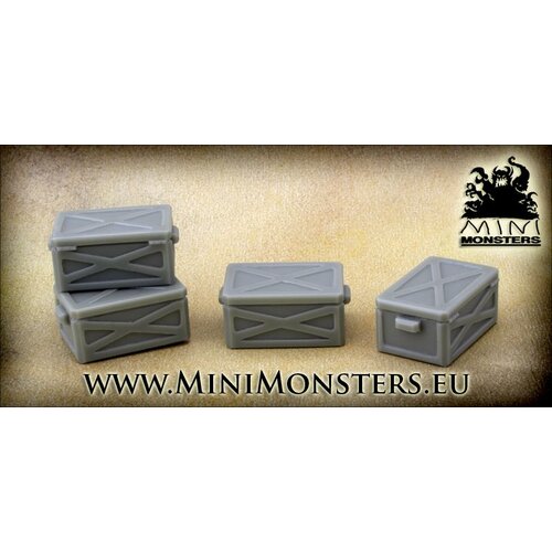 Mini Monsters Metal Boxes - 4st - MM-15