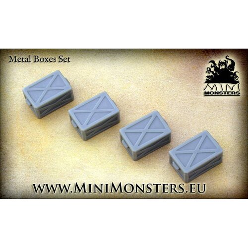 Mini Monsters Metal Boxes - 4st - MM-15