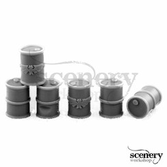 Metal Barrels - 6 stuks - MM-14
