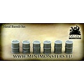 Mini Monsters Metal Barrels - 6 stuks - MM-14