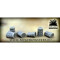 Mini Monsters Crushed Barrels - 6 stuks - MM-13
