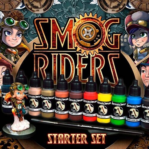 Scale 75 Smog Riders Starter Set - 11 colors - 17ml - SSS-001
