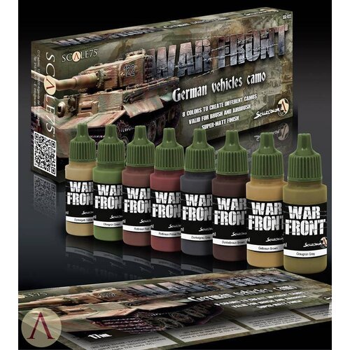 Scale 75 War Front German Vehicles Camo - 8 kleuren - 17ml - SSE-022