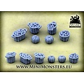 Mini Monsters Baskets - 6pc - MM-21