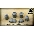 Mini Monsters Sacks - 6pc - MM-22