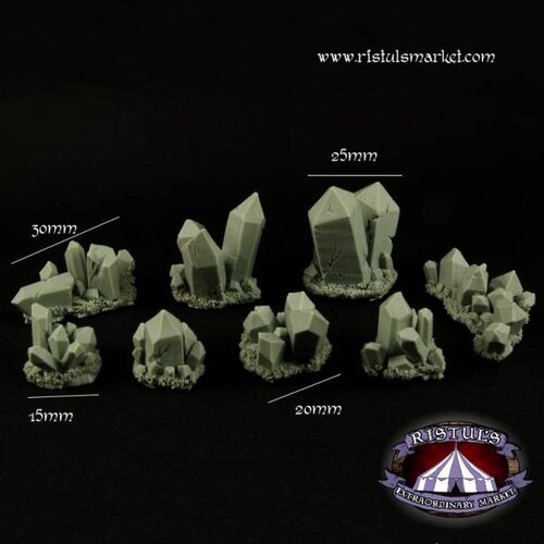 Ristul's Extraordinary Market Crystals Basing Kit - 8x - BSKT0023
