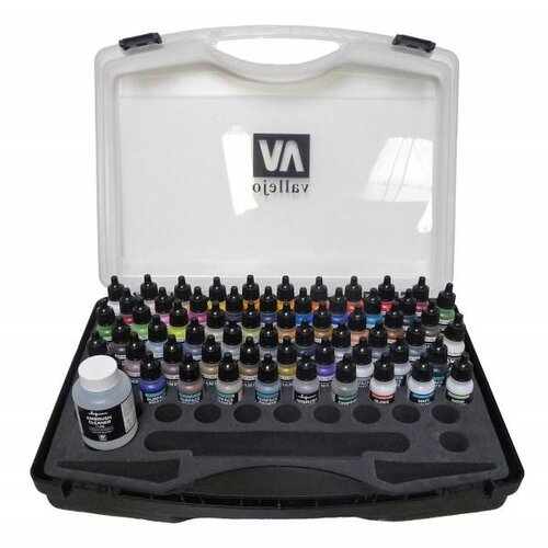 Vallejo Game Air Paint Set - Basic Colors - 60 colors - 17ml - 72872