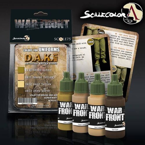 Scale 75 War Front D.A.K. - 4 colors - 17ml - SSE-026 - Copy