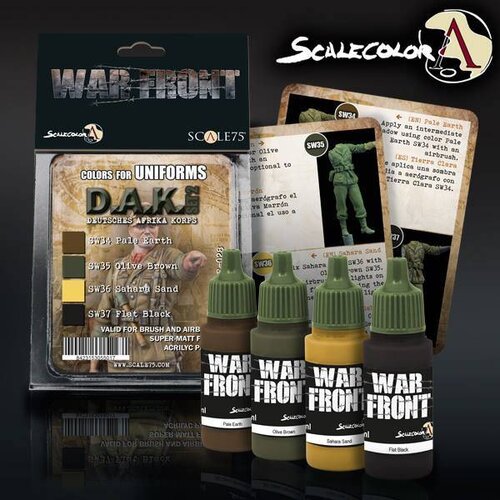 Scale 75 War Front D.A.K. set 2 - 4 colors - 17ml - SSE-028
