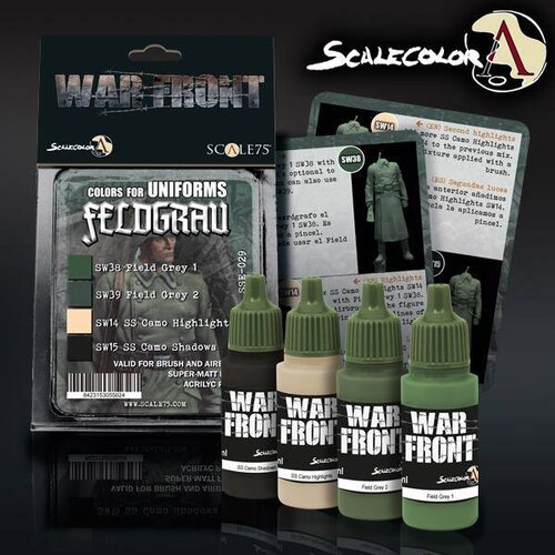 Scale 75 War Front Feldgrau - 4 kleuren - 17ml - SSE-029
