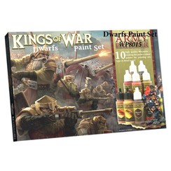 Warpaints Kings of War Dwarfs Paint Set - 10 kleuren - 17 ml - WP8015