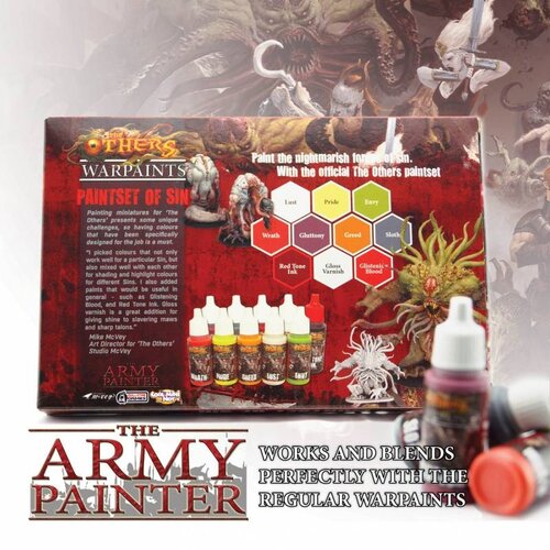 The Army Painter Warpaints The Others Paint Set of Sin - 10 colors - 17ml - WP8010