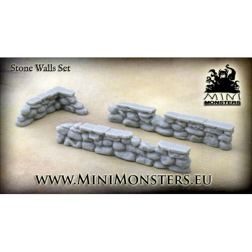 Mini Monsters Stonewalls set 1 - 3 pieces - MM-30