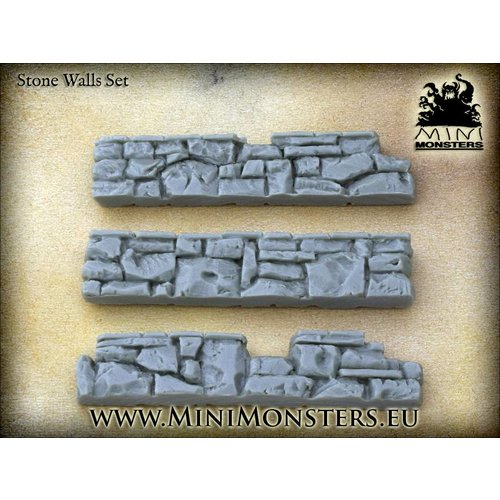 Mini Monsters Stonewalls set 2 - 3 pieces - MM-31