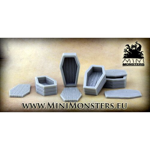 Mini Monsters Coffins - 4st - MM-34