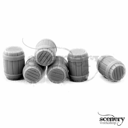 Mini Monsters Wooden Barrels - 6st - MM-36