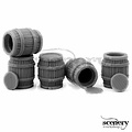 Mini Monsters Big Wooden Barrels - 5st - MM-37