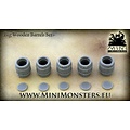 Mini Monsters Big Wooden Barrels - 5st - MM-37