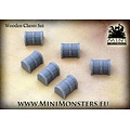 Mini Monsters Wooden Chests - 6st - MM-38