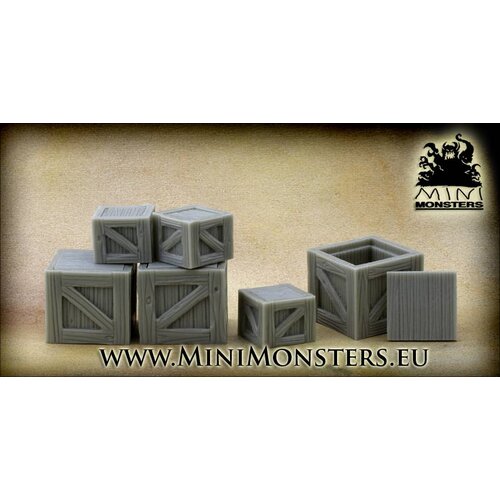 Mini Monsters Big Crates - 6pc - MM-39