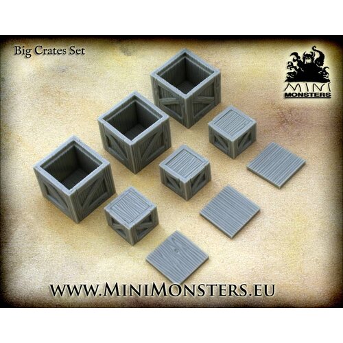 Mini Monsters Big Crates - 6pc - MM-39