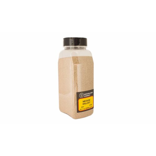 Woodland Scenics Buff Medium Ballast Shaker - 945cmÂ³ - B1380