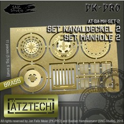 Putdeksels - Photo-Etch - AT-BA-MH-SET-2