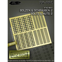 Bouten en Moeren Zeshoekig - Photo-Etch - AT-AC-BN-2