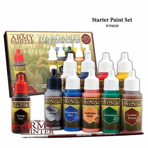 The Army Painter Warpaints Starter Paint Set 2017 - 10 kleuren - 17ml - WP8020