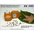 PK-Pro PK Punch - Miniatuur-Leaf Punch-No. 1 - 4xLeaves-Mix - PK-001 Punch