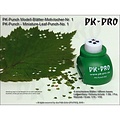 PK-Pro PK Punch - Miniature-Leaf Punch-No. 2 - 4xLeaves-Mix - PK-002 Punch
