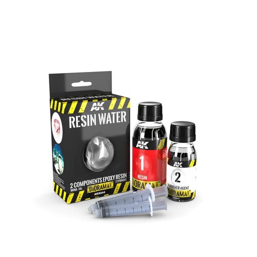 AK interactive Resin Water 2-Components Epoxy Resin - Diorama Series - 180ml - AK-8044