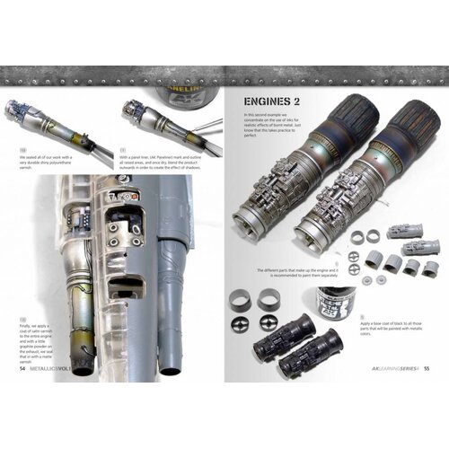 AK interactive Metallics Vol 1 - AK Learning Series nr 4 - 86pag - AK-507