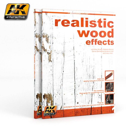 AK interactive Realistic Wood Effects Improved Editon - AK Learning Series nr 1 - 86pag - AK-259