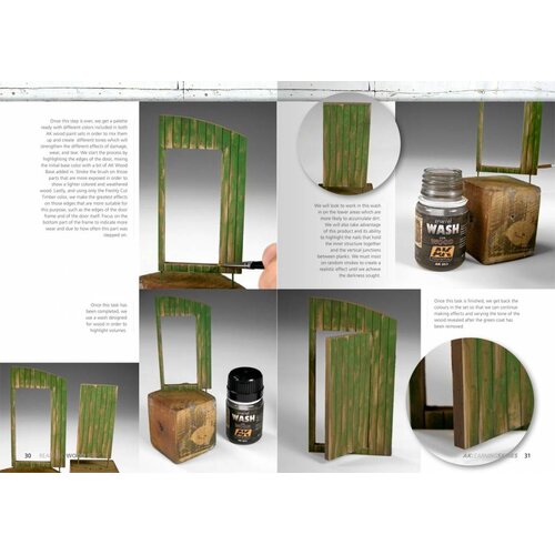 AK interactive Realistic Wood Effects Improved Editon - AK Learning Series nr 1 - 86pag - AK-259