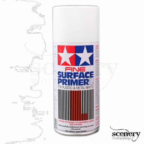 Tamiya Fine Surface Primer L - White - 180ml - 87044