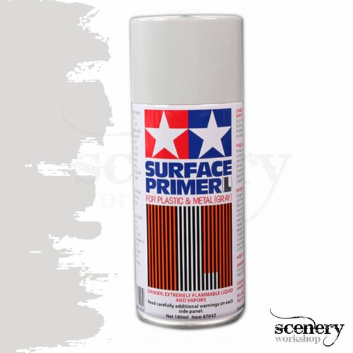 Tamiya Surface Primer L - Light Gray - 180ml - 87042