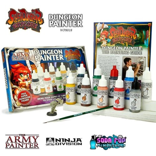 The Army Painter The Dungeon Painter: Paint Set for Super Dungeon Explore - 10 kleuren - 17 ml - WP8018