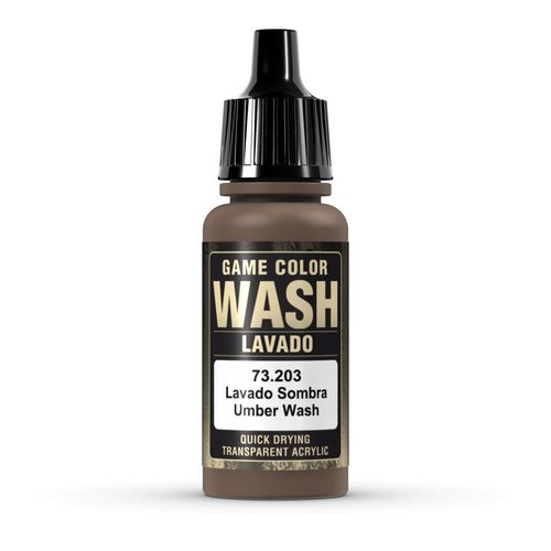Vallejo Game Color Wash Umber Shade - 17ml - 73203